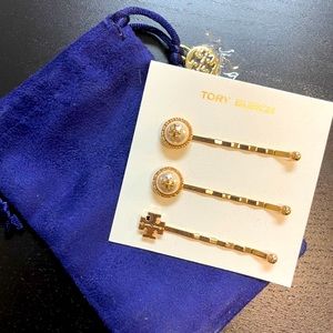 Tory burch hair pin set